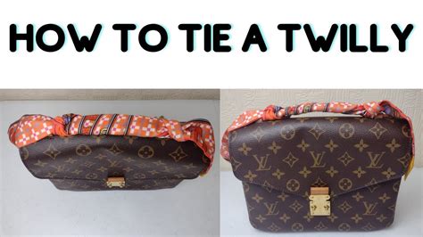 HOW TO TIE A TWILLY ON THE LOUIS VUITTON POCHETTE 